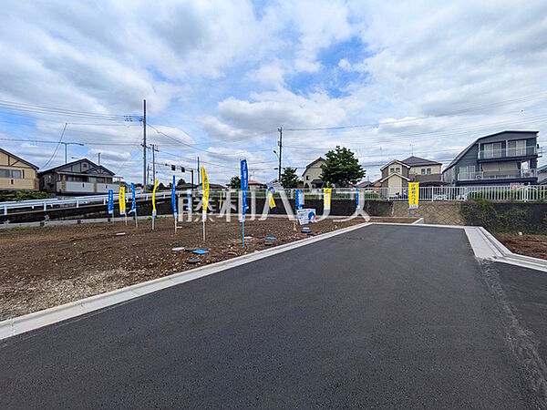 接道状況および現場風景　【昭島市中神町2丁目】