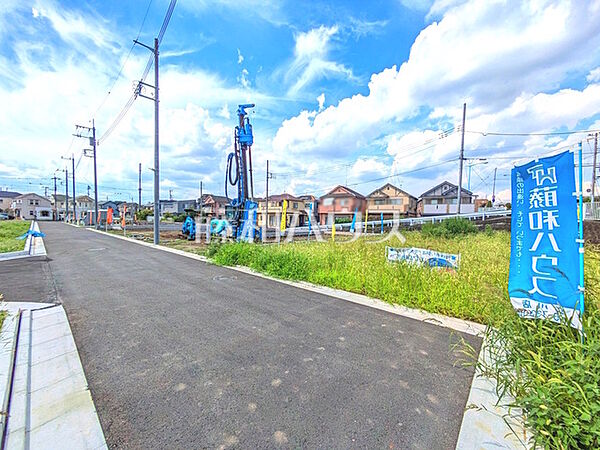 接道状況および現場風景　【昭島市中神町2丁目】