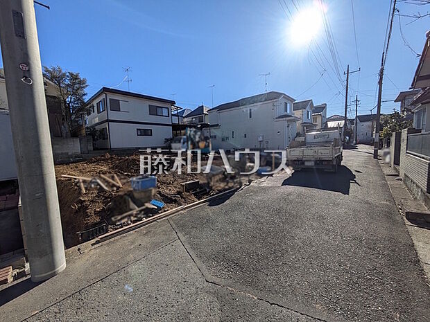 接道状況および現場風景 【東村山市諏訪町1丁目】