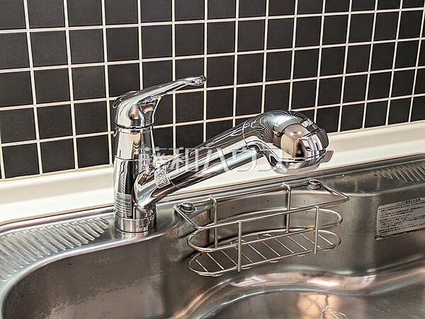 浄水器一体型水栓　【パラモド朝霞台】 いつでもおいしいお水が飲める浄水器一体型水栓も完備