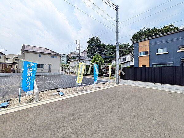 接道状況および現場風景　【日野市東豊田1丁目】