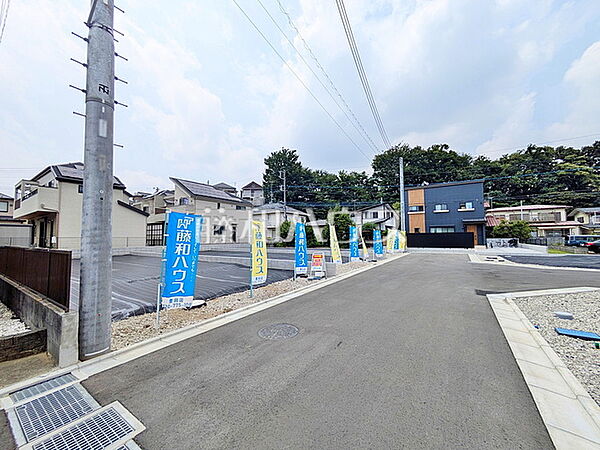 接道状況および現場風景　【日野市東豊田1丁目】