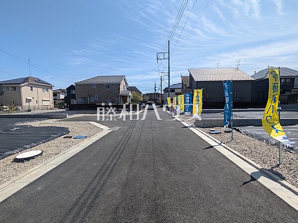 接道状況および現場風景　【日野市東豊田1丁目】