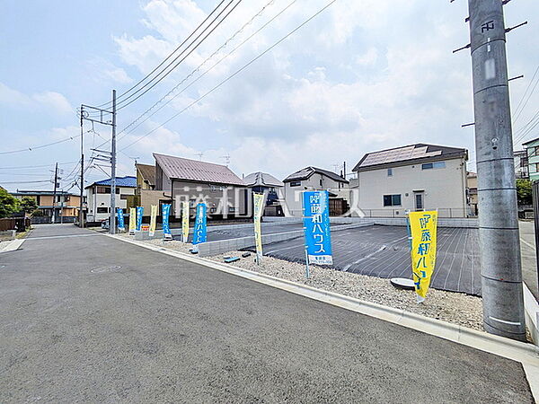 接道状況および現場風景　【日野市東豊田1丁目】