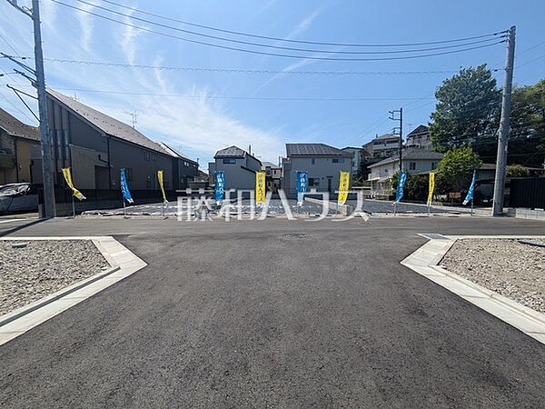 接道状況および現場風景　【日野市東豊田1丁目】