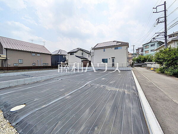 3号地　現地写真　【日野市東豊田1丁目】綺麗な整形地のため、思い描いているイメージをカタチにしやすい土地
