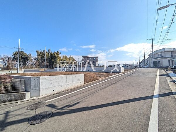 接道状況および現場風景　【八王子市石川町】