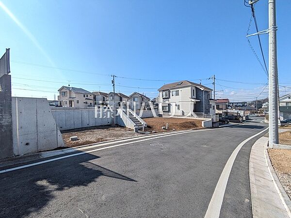 接道状況および現場風景　【八王子市石川町】