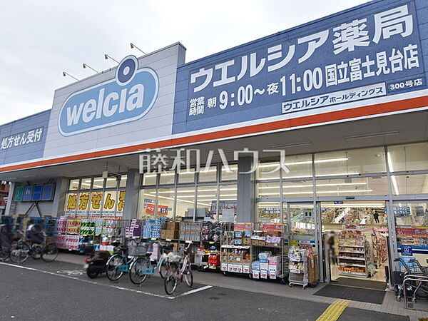 ウエルシア　国立富士見台店 (350m)