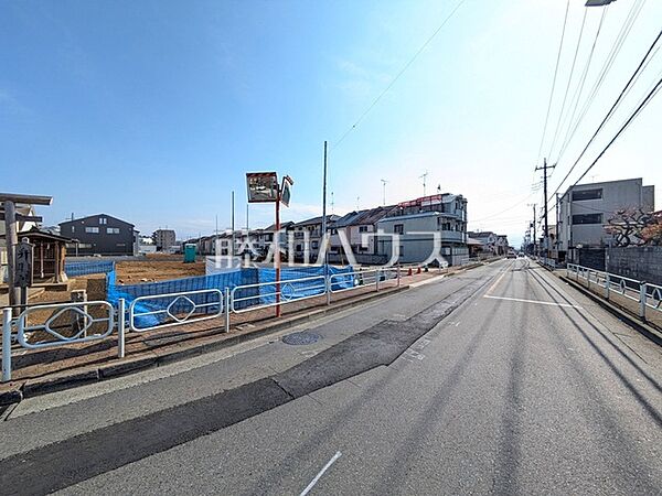 接道状況および現場風景　【立川市幸町3丁目】