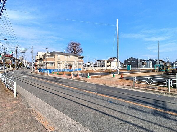 接道状況および現場風景　【立川市幸町3丁目】