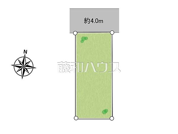 全体区画図　【西東京市谷戸町1丁目】