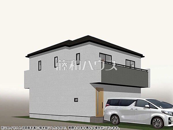 5号地　建物プラン例（パース・外観）　【国分寺市並木町2丁目】