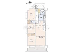 朝日パリオ西武柳沢 3LDKの間取図画像