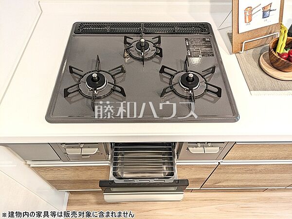 キッチンコンロ・グリル　【エクレール武蔵野ヒルズB棟】