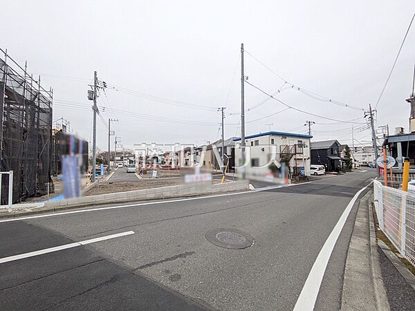 接道状況および現場風景　【八王子市泉町】