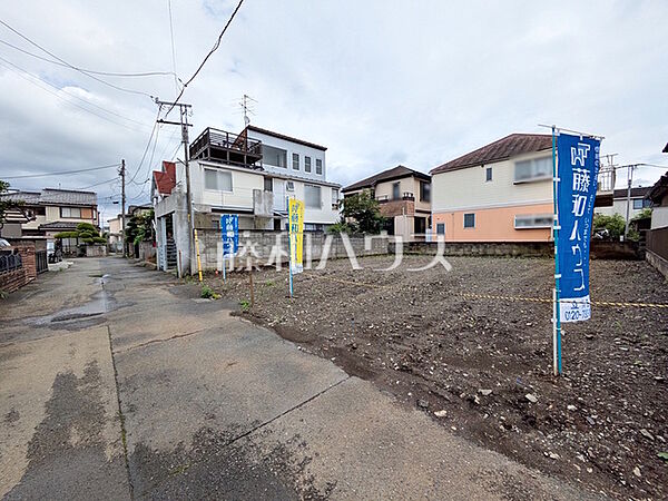 接道状況および現場風景　【立川市砂川町2丁目】