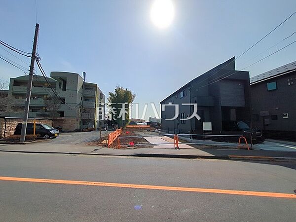 接道状況および現場風景　【立川市栄町2丁目】