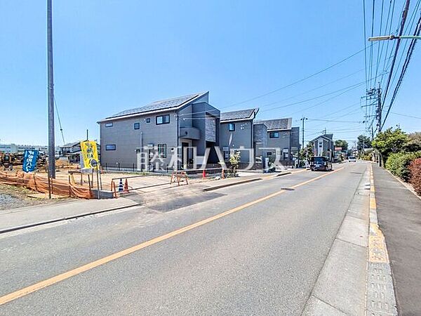 接道状況および現場風景　【立川市栄町2丁目】