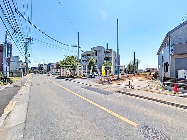接道状況および現場風景　【立川市栄町2丁目】