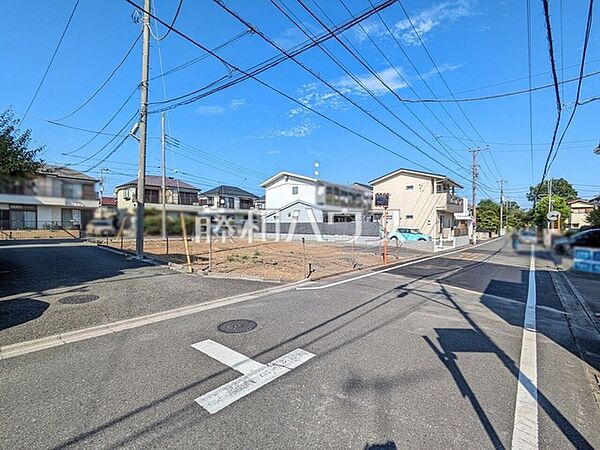 接道状況および現場風景　【武蔵村山市大南2丁目】