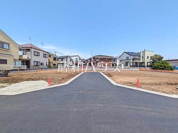 接道状況および現場風景　【立川市砂川町8丁目】