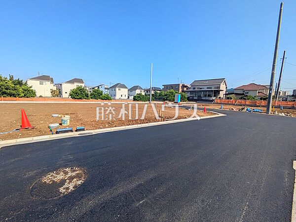 接道状況および現場風景　【立川市砂川町8丁目】