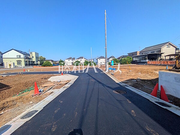 接道状況および現場風景　【立川市砂川町8丁目】