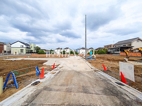 接道状況および現場風景　【立川市砂川町8丁目】