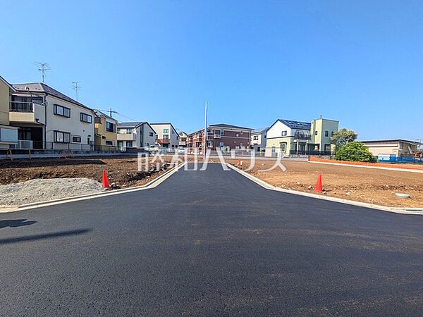 接道状況および現場風景　【立川市砂川町8丁目】