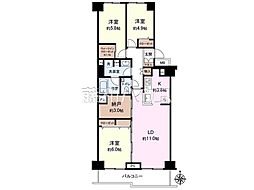 ルジェンテ・リベル志木弐番館 3LDKの間取図画像