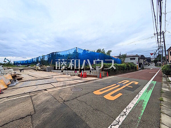 接道状況および現場風景　【東村山市恩多町1丁目】