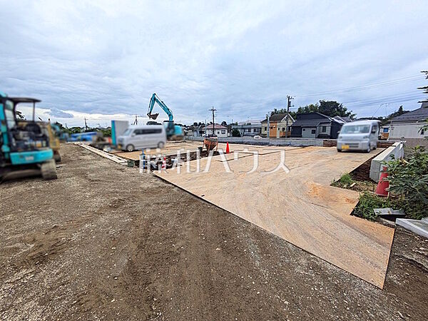 現場風景　ハウスメーカーからプランまでフルオーダーで自由にマイホームがつくれる、建築条件のない宅地分譲　【東村山市恩多町1丁目】