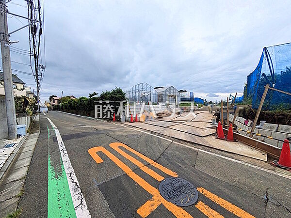 接道状況および現場風景　【東村山市恩多町1丁目】