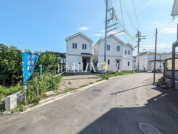 接道状況および現場風景　【八王子市弐分方町】