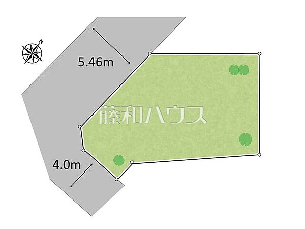 区画図　【小平市小川西町3丁目】