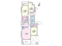モナーク東久留米R・T参番館 3LDKの間取図画像