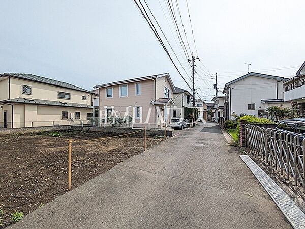 接道状況および現場風景　【立川市砂川町2丁目】