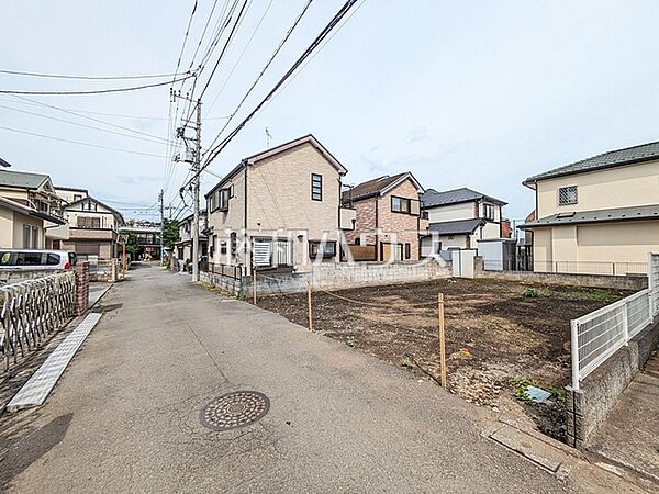接道状況および現場風景　【立川市砂川町2丁目】