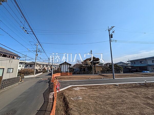 接道状況および現場風景　【清瀬市下宿2丁目】