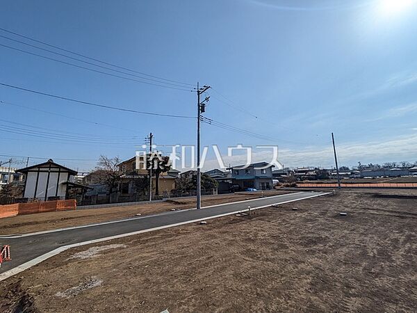 接道状況および現場風景　【清瀬市下宿2丁目】