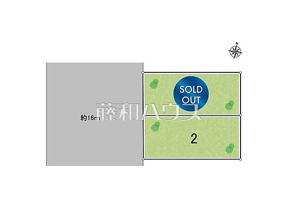 全体区画図　【東大和市南街3丁目】