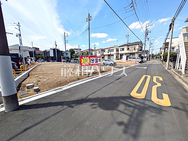 接道状況および現場風景　【東村山市栄町3丁目】