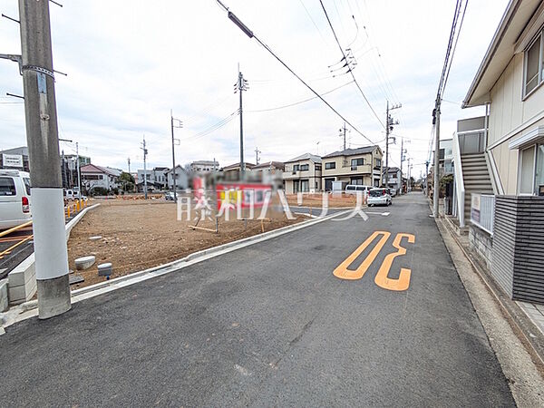 接道状況および現場風景　【東村山市栄町3丁目】