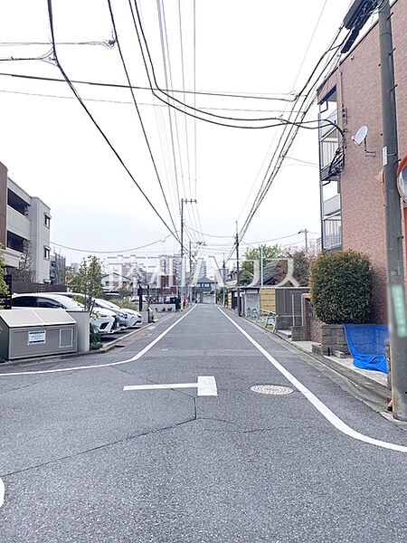 接道状況および現場風景　【練馬区田柄5丁目】