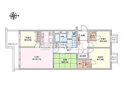 ソフトタウン石神井台 4LDKの間取図画像