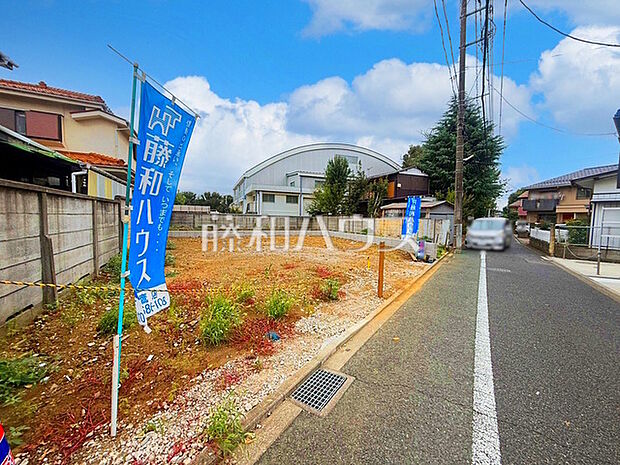 接道状況および現場風景　【武蔵野市関前3丁目】