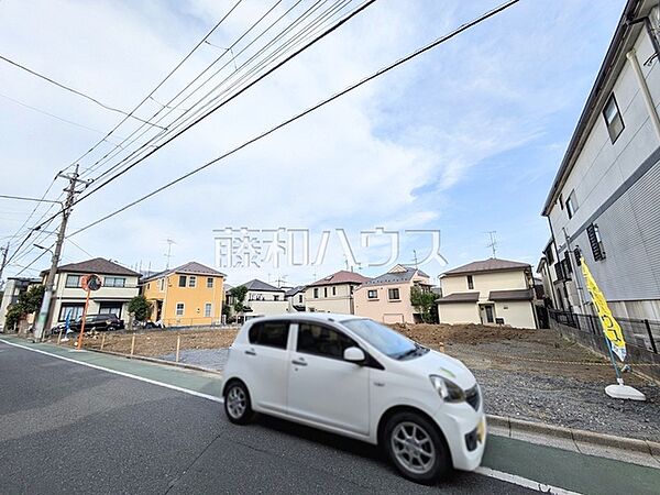 接道状況および現場風景　【練馬区下石神井2丁目】