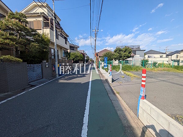 接道状況および現場風景　【練馬区下石神井2丁目】