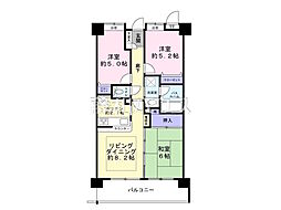 ライオンズヴィアーレ練馬春日町 3LDKの間取図画像